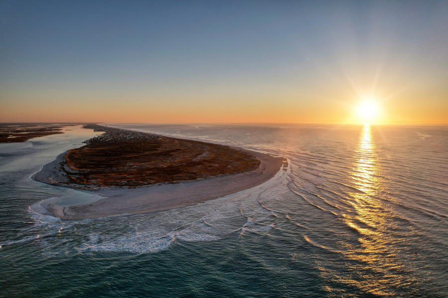 Sun flares over Serenity Point